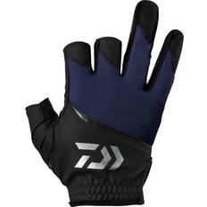 Daiwa Fiskehandskar Daiwa Daiwa Padded UV Protection XL Gloves 3-Piece Navy