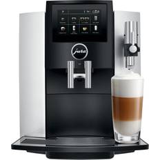 Chrome Espresso Machines Jura S8 Moonlight Silver