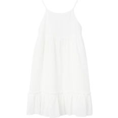 Flickor Klänningar Barnkläder Name It Nkffimia Sl Dress - Vit