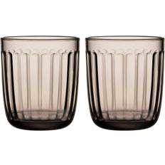 Iittala Raami Linen Drinking Glass 26cl 2pcs