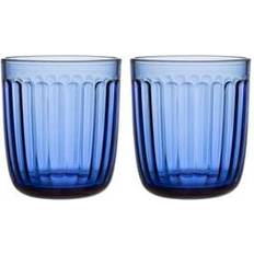 Iittala Raami Ultramarine Blue Drinking Glass 26cl 2pcs