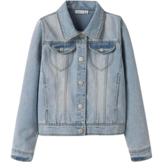 Name It Langærmet Denimjakke - Blue