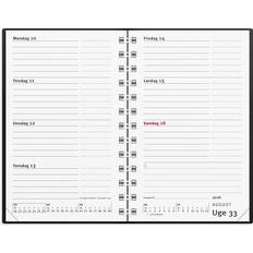 Mini Planner Ugekalender Sort Vinyl 2026