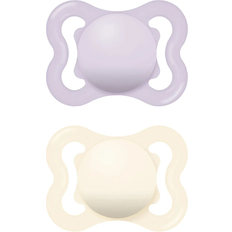 Mam Beige Babyudstyr Mam Air Sut Silicone Pink 0-6M 2 stk