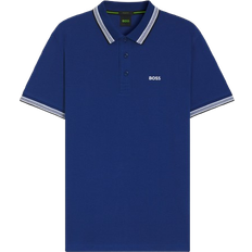 HUGO BOSS Paddy Polo Shirt in Cotton Piqué - Blue