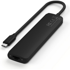 Apple iPhone 15 Pro Dockningsstationer Satechi 7-in-1 USB-C Slim Multiport Adapter with Ethernet
