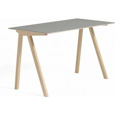 Linoleum Skrivebord Hay CPH 90 Desk WB Lacquered Oak Grey Skrivebord 65x130cm