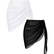 Black Swimsuit Cover-Ups & Sarong Wraps Beach Beach Sarongs Sunscreen Chiffon Soft Bikini Wrap As