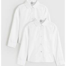 Tu Blouses & Tunics Tu 2 Pack Pleated Shoulder Blouses - White