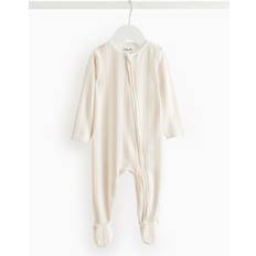 Beige Night Garments Tu Unisex Fleece Lined Sleepsuit -