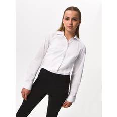 Tu Blouses & Tunics Tu Long Sleeve Blouse with Stretch - White