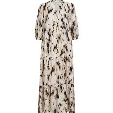 Maxiklänning Elisacc Floor Dress - Beige