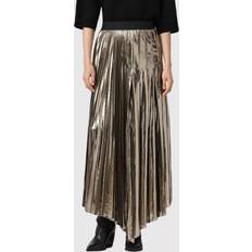 AllSaints Skirts AllSaints Jax Metallic Pleated Skirt - Gold/Multi
