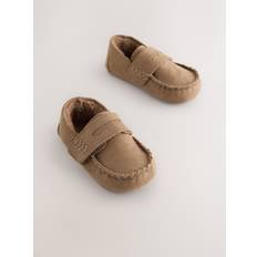 Velcrobånd Lave sko NEXT Touch Fastening Moccasin Slippers - Brun
