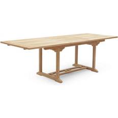 Foldable Garden Table Buttercup Farm Rectangular Extending Table Wood L180 x W240 x H100 cm