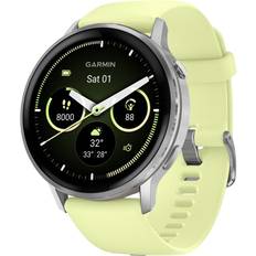 Garmin ECG (Electrocardiogram) Smartwatches Garmin Venu 4 45mm Silver with Citron Silicone band
