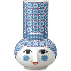 Blå Lysestager Bjørn Wiinblad Olga H14 cm Lys Blå Lysestage