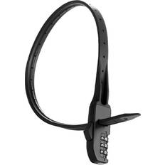Cable Bicycle Lock Stainless Steel Black