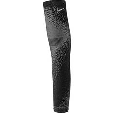 Seamless - Women Arm & Leg Warmers Nike Breaking 2 Running Sleeves - Black/Silver