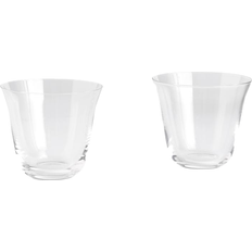 Hay Curve Tumbler Glass Set of 2 Small H8 x D9 x W9 cm Tumblerglas 25cl 2stk