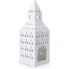 Kähler Urbania Church Tower Ljuslykta 20 cm Kyrktorn Vit Lykta 20cm