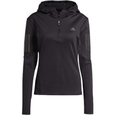 adidas Own The Run Winterized Hooded Half-Zip - Black