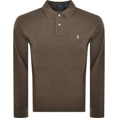Polo Ralph Lauren Breathable Polo Shirts Polo Ralph Lauren Long Sleeved T Shirt - Brown