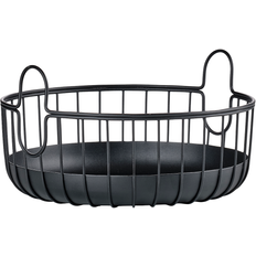Med håndtag - Sort Kurve Zone Denmark Zone Inu Ø 22 cm Pulverlakeret Stål Black Kurv 22cm 22cm