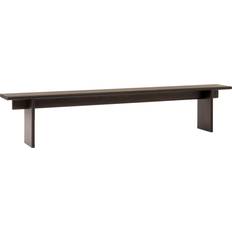 Brown - Oaks Settee Benches &Tradition Ita OS6 Dark Stained Oak Settee Bench