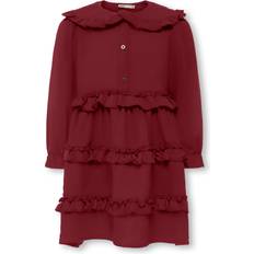 Korte kjoler - Lilla Only Mini Thyra Life Dress Kmgthyra Kort Kjole - Cabernet