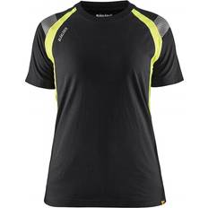 Blåkläder 3402 Women's T-shirt - Black/Hi-vis Yellow