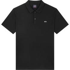Logo Polo Shirt Organic Cotton Pique Black