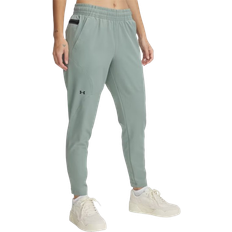 Fitness & Gym - Green Trousers Under Armour Women's Unstoppable Hybrid Pants - Silica Green/Black