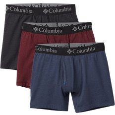 Columbia Men's Tri Blend Boxer Briefs 3-pack - Red Heather Comob