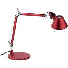 Artemide tolomeo micro Artemide Tolomeo Micro Röd Bordslampa 73cm