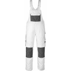Mascot Orense 08269-010 Bib & Brace with Kneepad Pockets - White
