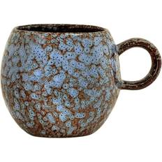 Kopper & Krus Bloomingville Paula Blue/Brown Cup 27.5cl