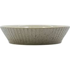 House Doctor Pleat Gray/Brown Serving Bowl 17.5cm