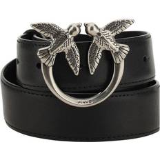 Love Birds leather belt 3cm - Black