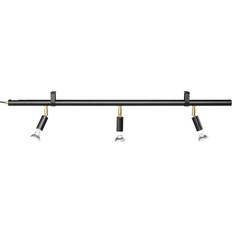 Örsjö Belysning Star 3 Black Ceiling Flush Light 100cm