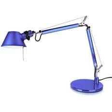 Artemide Tolomeo Micro Blue Table Lamp 73cm