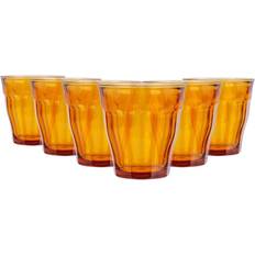 Orange Dricksglas Duralex Picardie Amber Drinking Glass 25cl 6pcs