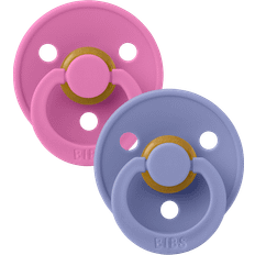 Bibs Colour Pacifiers Size 1 2-pack Bubblegum/Peri
