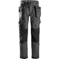 Snickers Workwear 6923 Floorlayer Trousers+ Holster Pockets - Steel Grey/Black