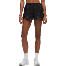 Lululemon Negative Split Textured Run Short 2.5 Reflective - Black