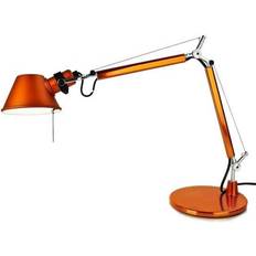 Artemide Tolomeo Micro Orange Table Lamp 73cm