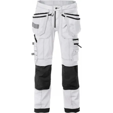 Fristads Kansas 2530 GCYD Green Craftsman Stretch Trousers - White