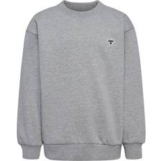 Hummel Grå Sweatshirts Hummel Bee Loose Sweatshirt - Grey Melange