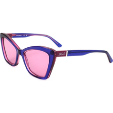 Karl Lagerfeld Acetatsolbriller Med Filter - Blå