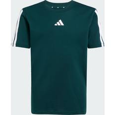 adidas Junior Essentials Tee - Aurora Ivy/White (JY4969)